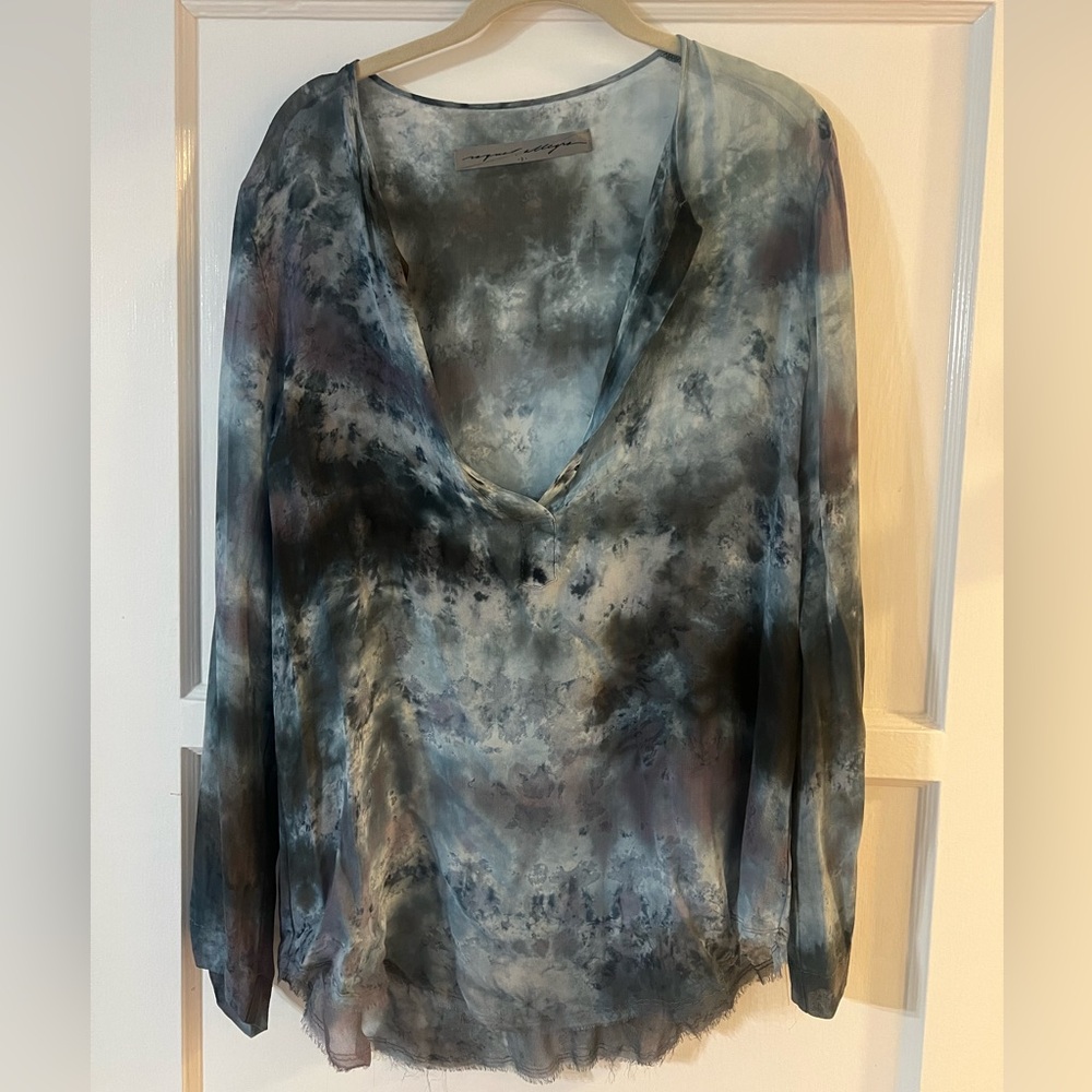Raquel Allegra tie dye blouse size 2